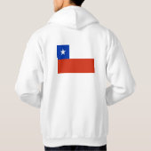 Chileense vlaggenvlag hoodie (Achterkant)