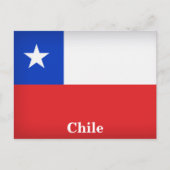  Chileense vlagtoerisme Briefkaart (Voorkant)