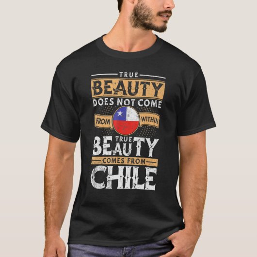 Chileense vrouwen en Mannen T-shirt (Voorkant)