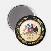 Chileense wapenstilstand magneet (Voorkant / Achterkant)