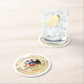 Chileense wapenstilstand ronde kartonnen onderzetter (Insitu)