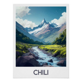 Chileense weergave perfect poster