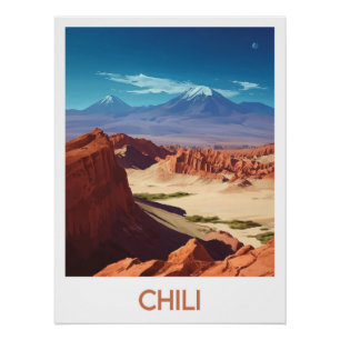 Chileense weergave perfect poster