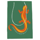 Chileno Valley Newt Brigade geschenktas - groen Medium Cadeauzakje (Voorkant)
