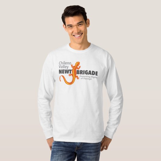 Chileno Valley Newt Brigade Logo T-shirt (Voorkant volledig)