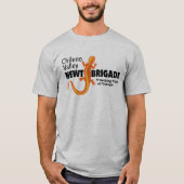 Chileno Valley Newt Brigade logo T-shirt (Voorkant)
