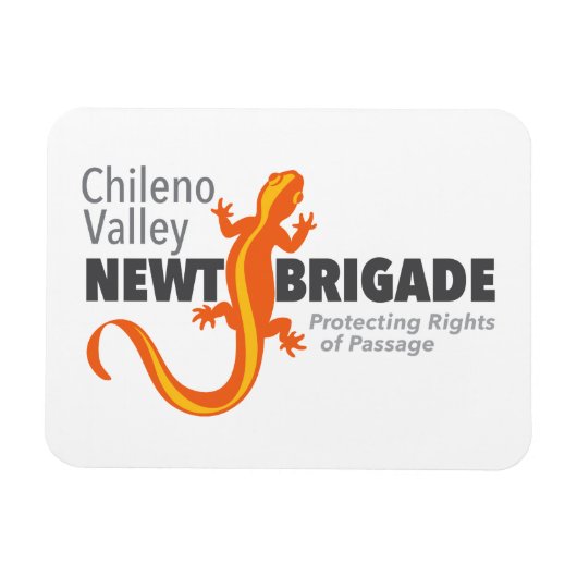 Chileno Valley Newt Brigade Magneet (Horizontaal)