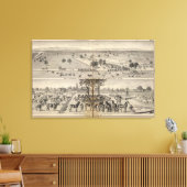 Chiles boerderij, Davisville Canvas Afdruk (Insitu (Woonkamer))