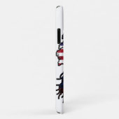 Chili - Amerikaanse vlag - boomstammen Case-Mate iPhone Case (Achterkant/rechts)