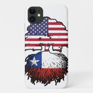 Chili - Amerikaanse vlag - boomstammen Case-Mate iPhone Case