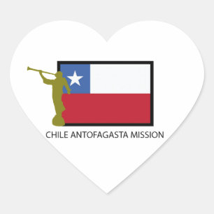 Chili Antofagasta Mission LDS CTR Hart Sticker