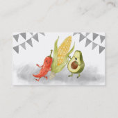 Chili Avocado Mexicaans eten catering visitekaartj Visitekaartje (Voorkant)