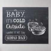 Chili Bar Bord Poster (Voorkant)