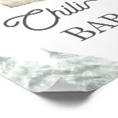 Chili Bar Food Winter Baby It's Cold Outside Poster (Hoek)