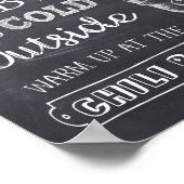 Chili Bar-teken Poster (Hoek)