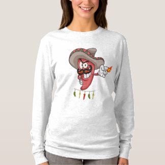 Chili barbecue lange mouwen t-shirt