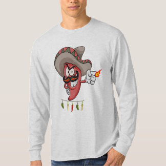 Chili barbecue lange mouwen t-shirt