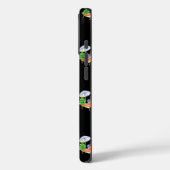 Chili Beach Christmas Voeg je Initiaal toe Zwart Case-Mate iPhone Case (Achterkant / Links)