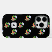 Chili Beach Christmas Voeg je Initiaal toe Zwart Case-Mate iPhone Case (Achterkant (horizontaal))