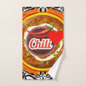 Chili Bowl Bad Handdoek (Handdoek)