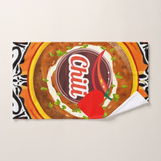 Chili Bowl Bad Handdoek (Handdoek)