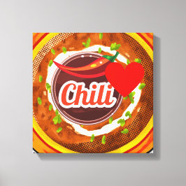 Chili Bowl Canvas Afdruk