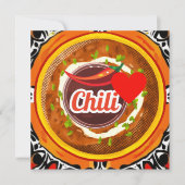 Chili Bowl Feestdagenkaart (Voorkant)