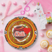 Chili Bowl Papieren Bordje (Feest)