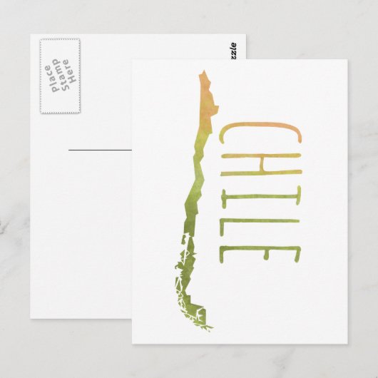 Chili Briefkaart (Voorkant / Achterkant)