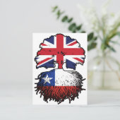 Chili - Brits - Brits - Bergoldvlag Briefkaart (Staand voorkant)