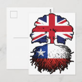 Chili - Brits - Brits - Bergoldvlag Briefkaart (Voorkant / Achterkant)