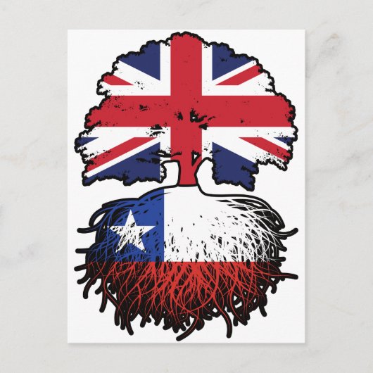Chili - Brits - Brits - Bergoldvlag Briefkaart (Voorkant)