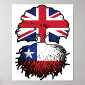 Chili - Brits - Brits - Bergoldvlag Poster (Voorkant)