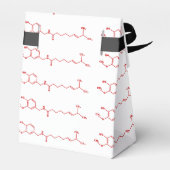 Chili Capsaicine Molecular Chemical Formule Bedankdoosjes (Achterkant)