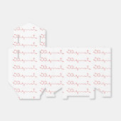 Chili Capsaicine Molecular Chemical Formule Bedankdoosjes (Uitgevouwen)