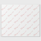 Chili Capsaicine Molecular Chemical Formule Cadeaupapier (Vlak)