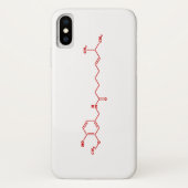 Chili Capsaicine Molecular Chemical Formule Case-Mate iPhone Case (Achterkant)