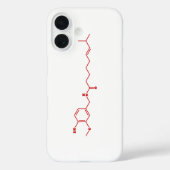 Chili Capsaicine Molecular Chemical Formule Case-Mate iPhone Case (Achterkant)