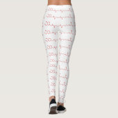 Chili Capsaicine Molecular Chemical Formule Leggings (Achterkant)