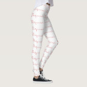 Chili Capsaicine Molecular Chemical Formule Leggings (Rechts)