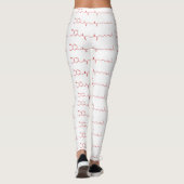 Chili Capsaicine Molecular Chemical Formule Leggings (Achterkant)
