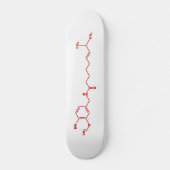 Chili Capsaicine Molecular Chemical Formule Persoonlijk Skateboard (Voorkant)