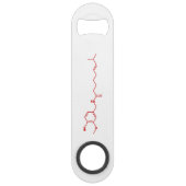 Chili Capsaicine Molecular Chemical Formule Speed Flessenopener (Voorkant)