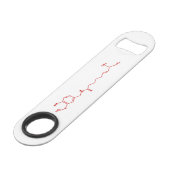 Chili Capsaicine Molecular Chemical Formule Speed Flessenopener (Achterkant Gekanteld)