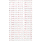 Chili Capsaicine Molecular Chemical Formule Tafelkleed (Voorkant)