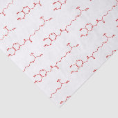 Chili Capsaicine Molecular Chemical Formule Tissuepapier (Detail)