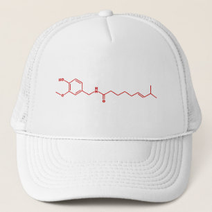 Chili Capsaicine Molecular Chemical Formule Trucker Pet