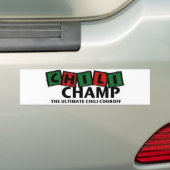 Chili Champ Bumber Sticker (Op auto)