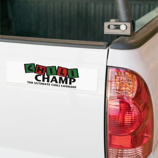 Chili Champ Bumber Sticker (Op Truck)