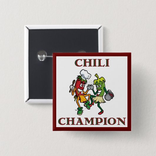 Chili Champion DansChilis Button (Voorkant /achterkant)